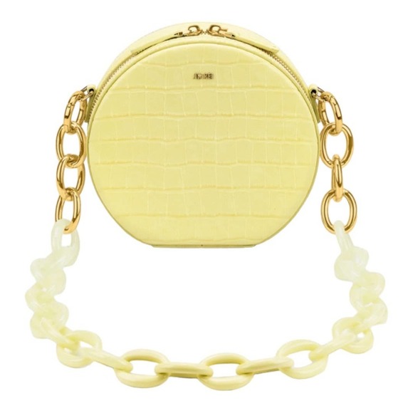 JW PEI Handbags - NEW JW Pei Luna Gradient Crossbody Bag yellow Vegan Leather Crocodile Embossed